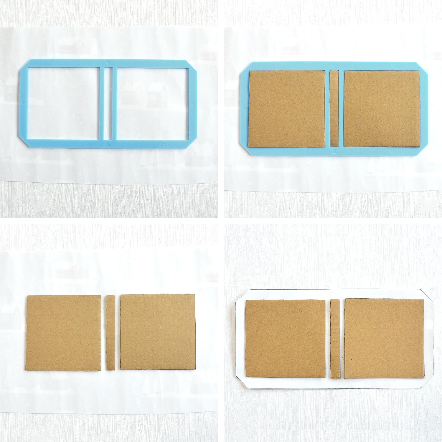 UPTTHOW 9Pcs Bookbinding Easy Scrapbooking Tool for Starter, Complete Great Stencils and Cutter Guide Kit Can Be Made Into Notebook Calender Junk UPTTHOW