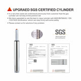 Grace & Grace Height Adjustable Rolling Swivel Tall Stool Chair with Back Support,Heavy Duty Stool with Wheels for Salon,Massage, Factory, Shop,Work Grace&Grace