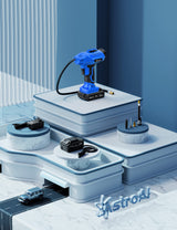 AstroAI Cordless Tire Inflator Air Compressor 20V Rechargeable Battery Powered 160PSI Portable Handheld Air Pump with 12V Car Power Adapter Digital AstroAI