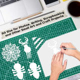 anezus Self Healing Sewing Mat, 12inch x 18inch Rotary Cutting Mat Double Sided 5-Ply Craft Cutting Board for Sewing Crafts Hobby Fabric Precision anezus