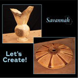 Savannah Carbide Hollower Tool #1 for Removing Material From The Center of Hollow Forms - WoodArtSupply