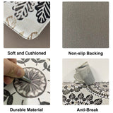 Sofort Kitchen Mat, Cushioned Anti Fatigue Kitchen Rug Set, 2 Pieces Non Slip Waterproof Kitchen Mats for Floor, Comfort Heavy Duty Standing Mat for Sofort