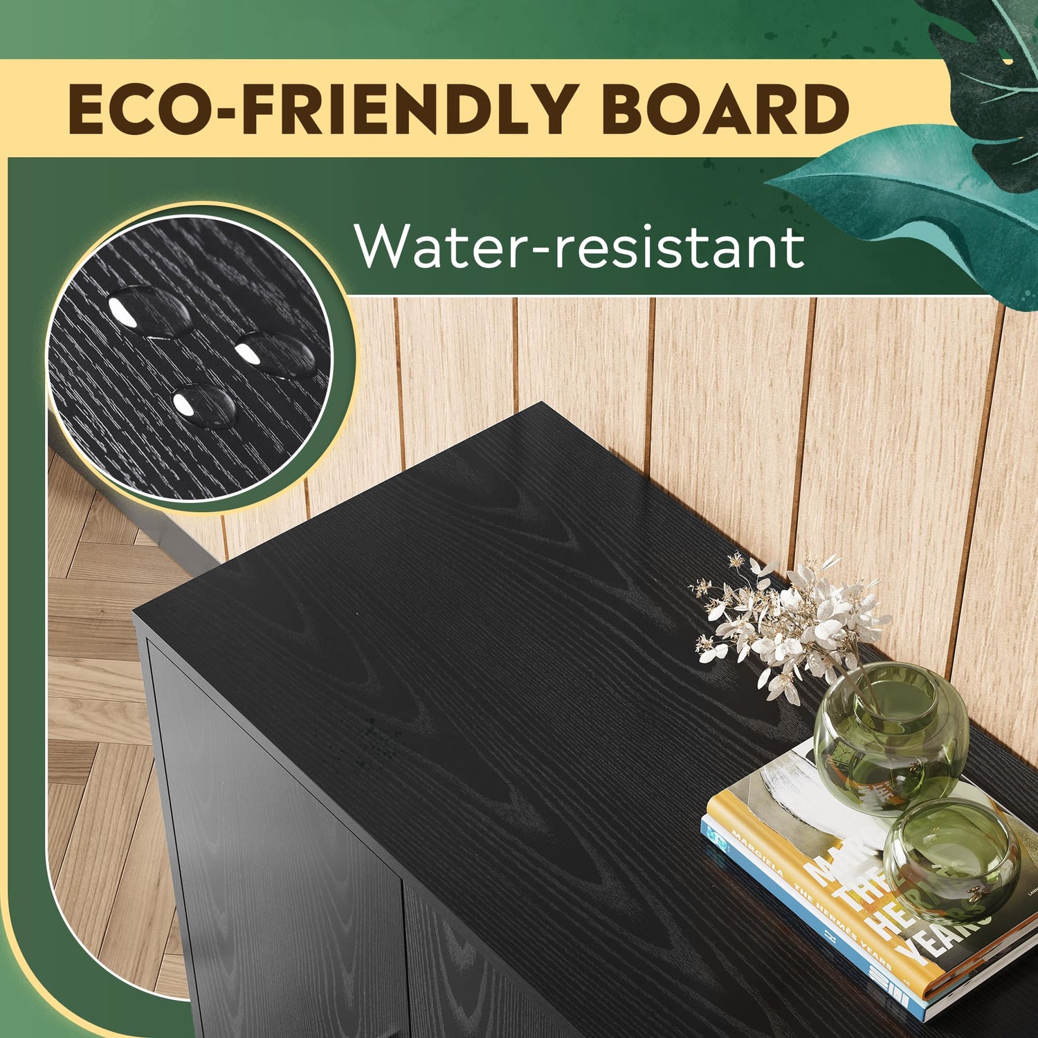 DEVAISE Office Storage Cabinet with Doors and Shelves, Lateral Printer Cabinet for Office Supplies and File Storage, Filing Cabinet for Home Office, DEVAISE