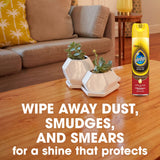 Pledge Wood Oil, Expert Care, Aerosol, Amber & Argan Scent, 9.7 oz. Pledge