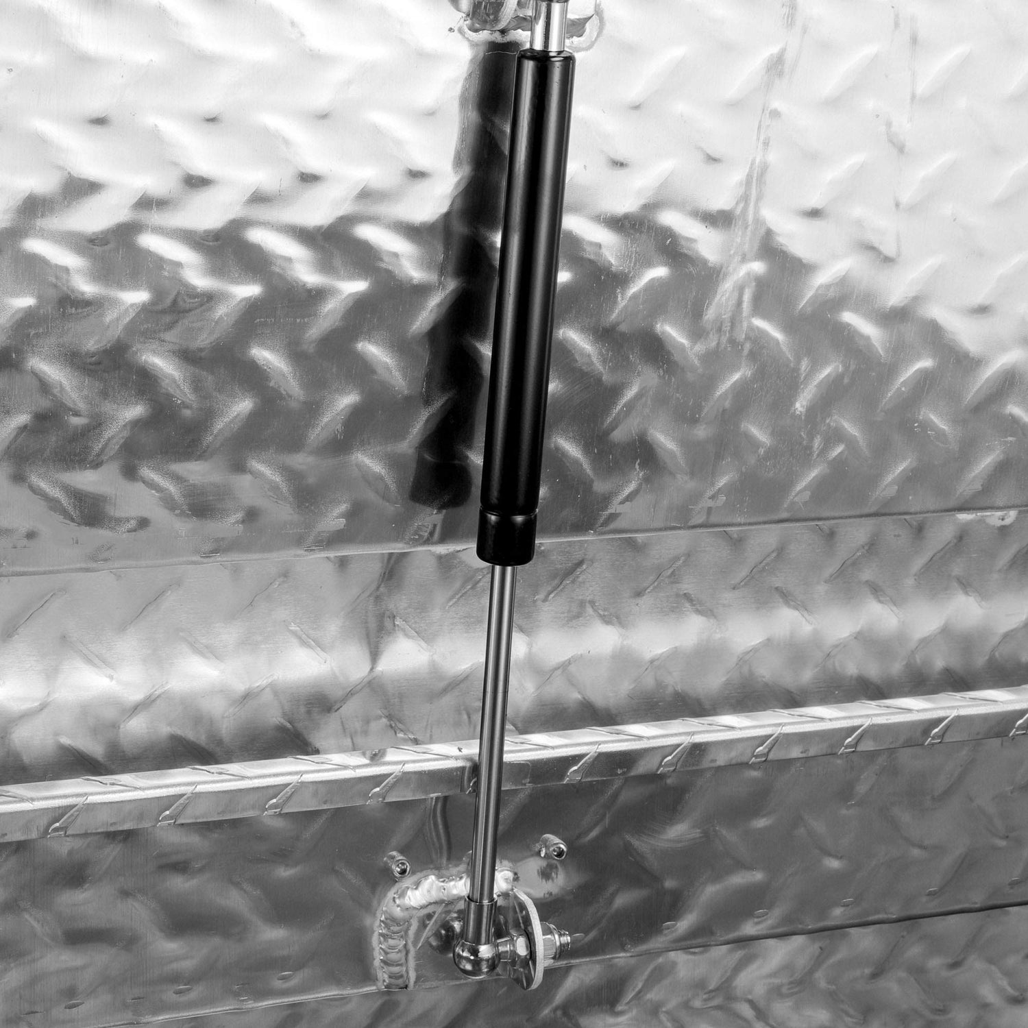 ARKSEN 39 Inch Aluminum Diamond Plate Tongue Box Tool Chest, Waterproof Under Truck Storage for Pick Up Truck Bed, RV Trailer, ATV with Lock and Keys ARKSEN