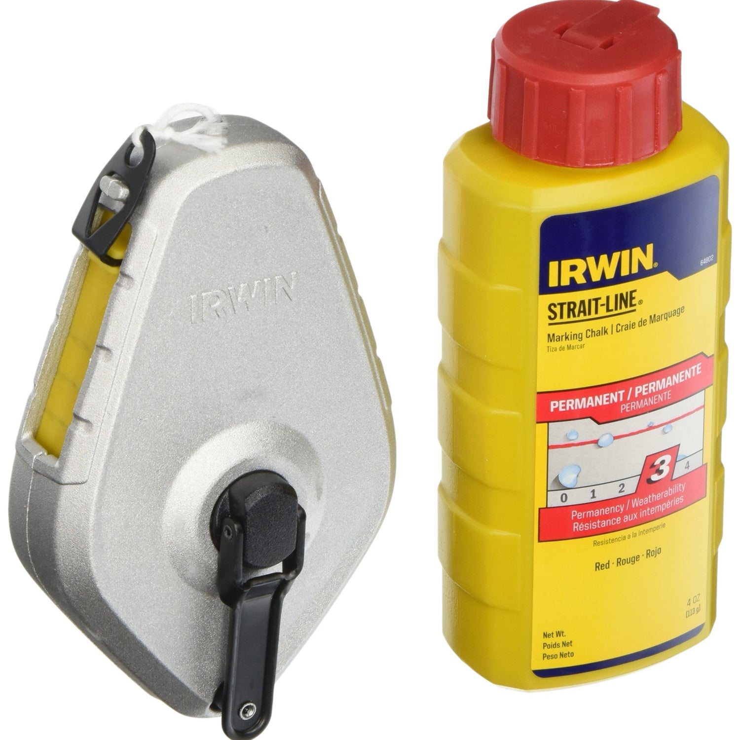 Strait-Line 1932881 IRWIN Classic Chalk Reel, Red IRWIN