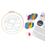 Art 101 Crafts Embroidery Art Kit, Multicolor, 6/Carton (40066) Art 101 USA