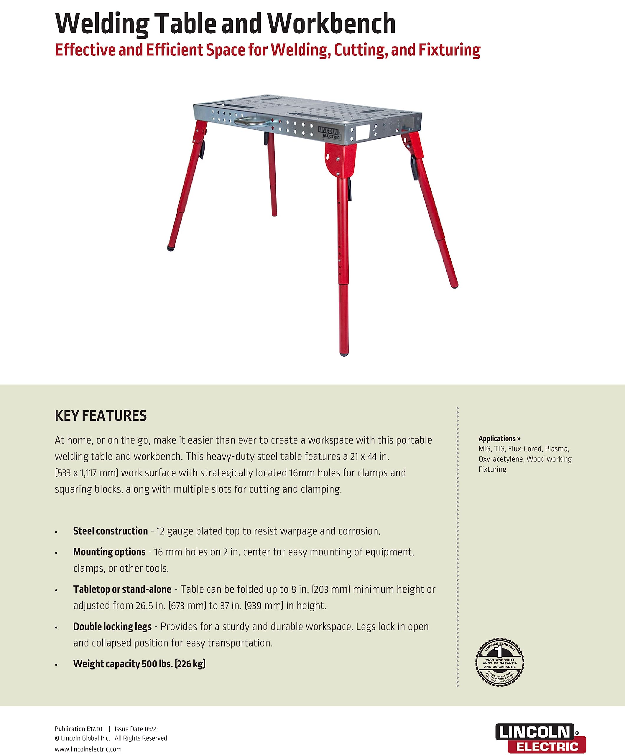 Welding Cutting Table