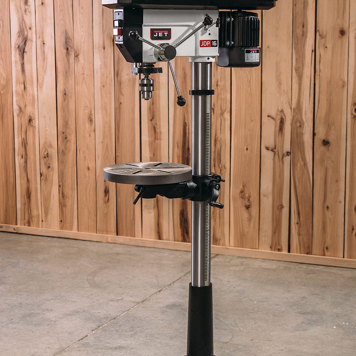 JET 17-Inch Floor Drill Press, 3/4 HP, 1Ph 115V (Model JDP-17MF) Jet