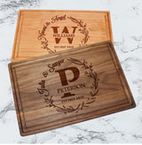 Silverhill Design Customized Love: Personalized Engraved Wood Cutting Boards for Couples - Ideal Gift for Weddings, Anniversaries, Housewarming and Silverhill Design