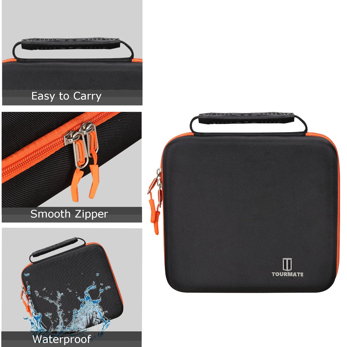 Tourmate Hard Travel Case for BLACK+DECKER 8V MAX* Cordless Drill with 43 Piece Accessories (BDCD8HDPK) / GardenJoy Cordless Power Drill Set with Tourmate