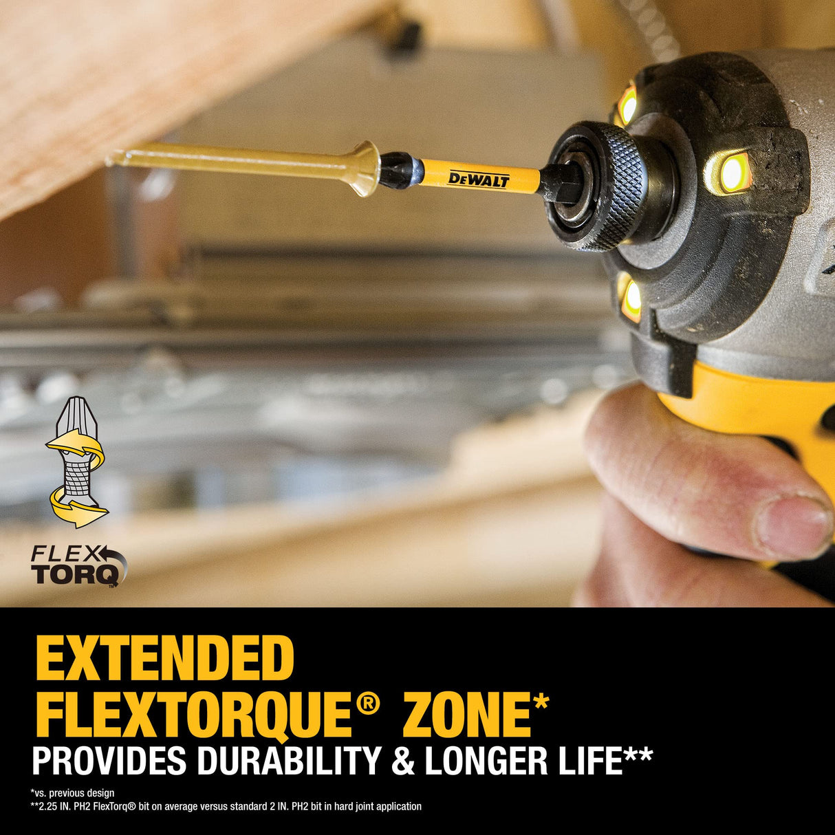 DEWALT Screwdriver Bit Set, Impact Ready, FlexTorq, 40-Piece (DWA2T40IR) DEWALT