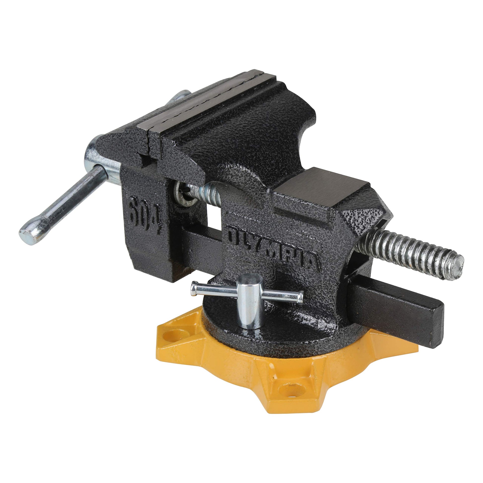 Olympia Tools 38-604 Bench Vise, Workshop Series, 4-Inch, gray - WoodArtSupply