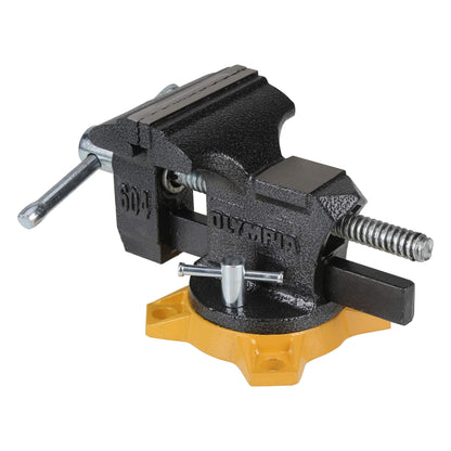 Olympia Tools 38-604 Bench Vise, Workshop Series, 4-Inch, gray - WoodArtSupply