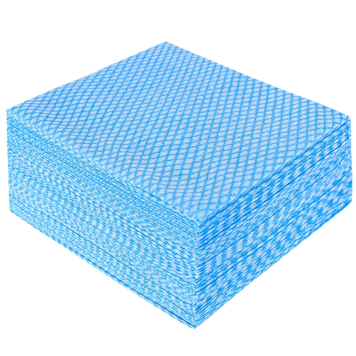 JEBBLAS Disposable Cleaning Towels Dish Towels and Dish Cloths Reusable Towels,Handy Cleaning Wipes, 50 Count/Pack,Blue JEBBLAS