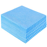 JEBBLAS Disposable Cleaning Towels Dish Towels and Dish Cloths Reusable Towels,Handy Cleaning Wipes, 50 Count/Pack,Blue JEBBLAS