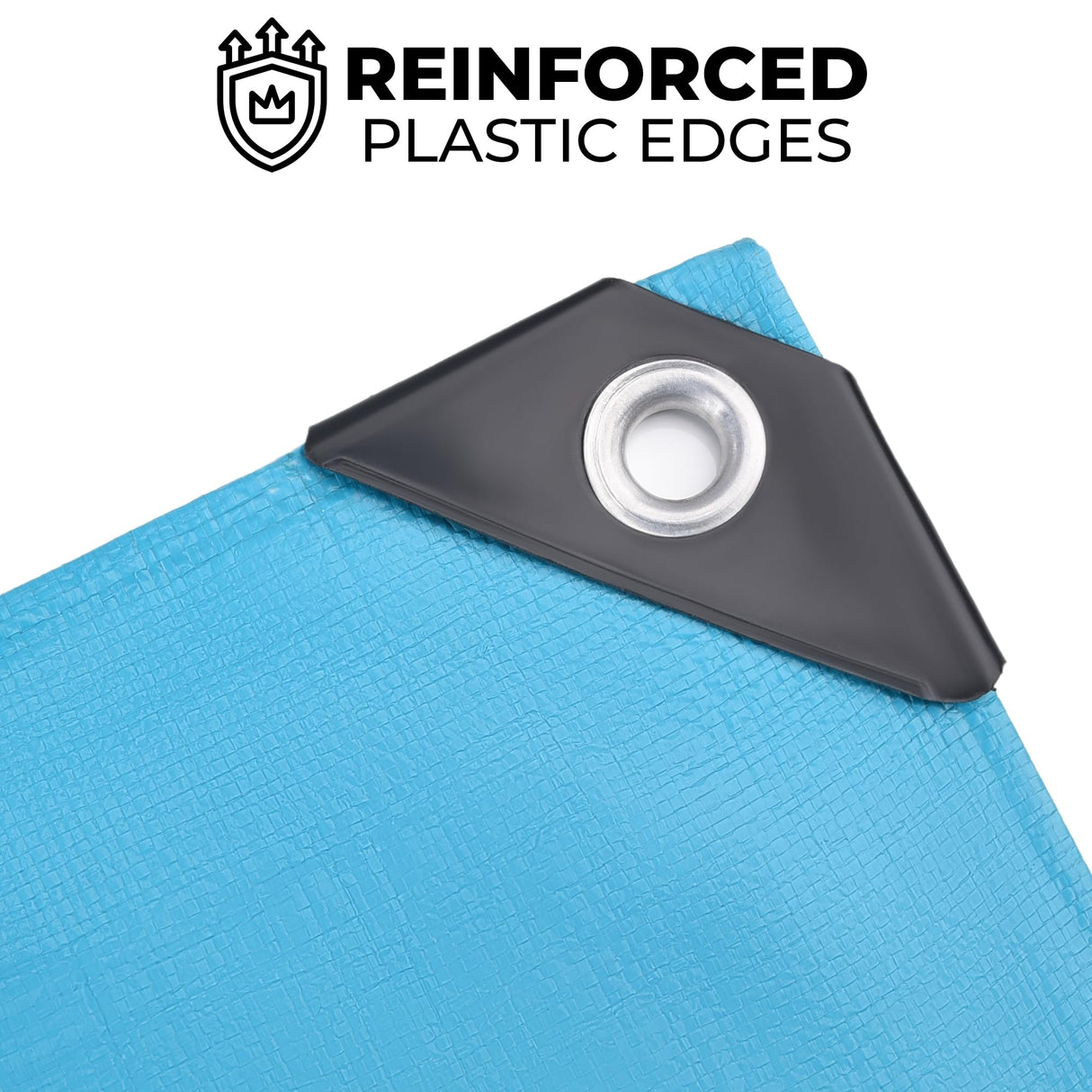 12'x20' Heavy Duty Tarp – Waterproof, 12mil Thick Tarp Cover - UV Resistant, Rip & Tear Proof with Metal Grommets – Multipurpose Use for Camping, Teal Elite