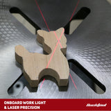 BUCKTOOL 12 INCH 6.2A Professional Bench Drill Press, 3/4HP Powerful Benchtop Drill Press, Variable Speed Drill Press with IIIA Laser and Work Light Bucktool