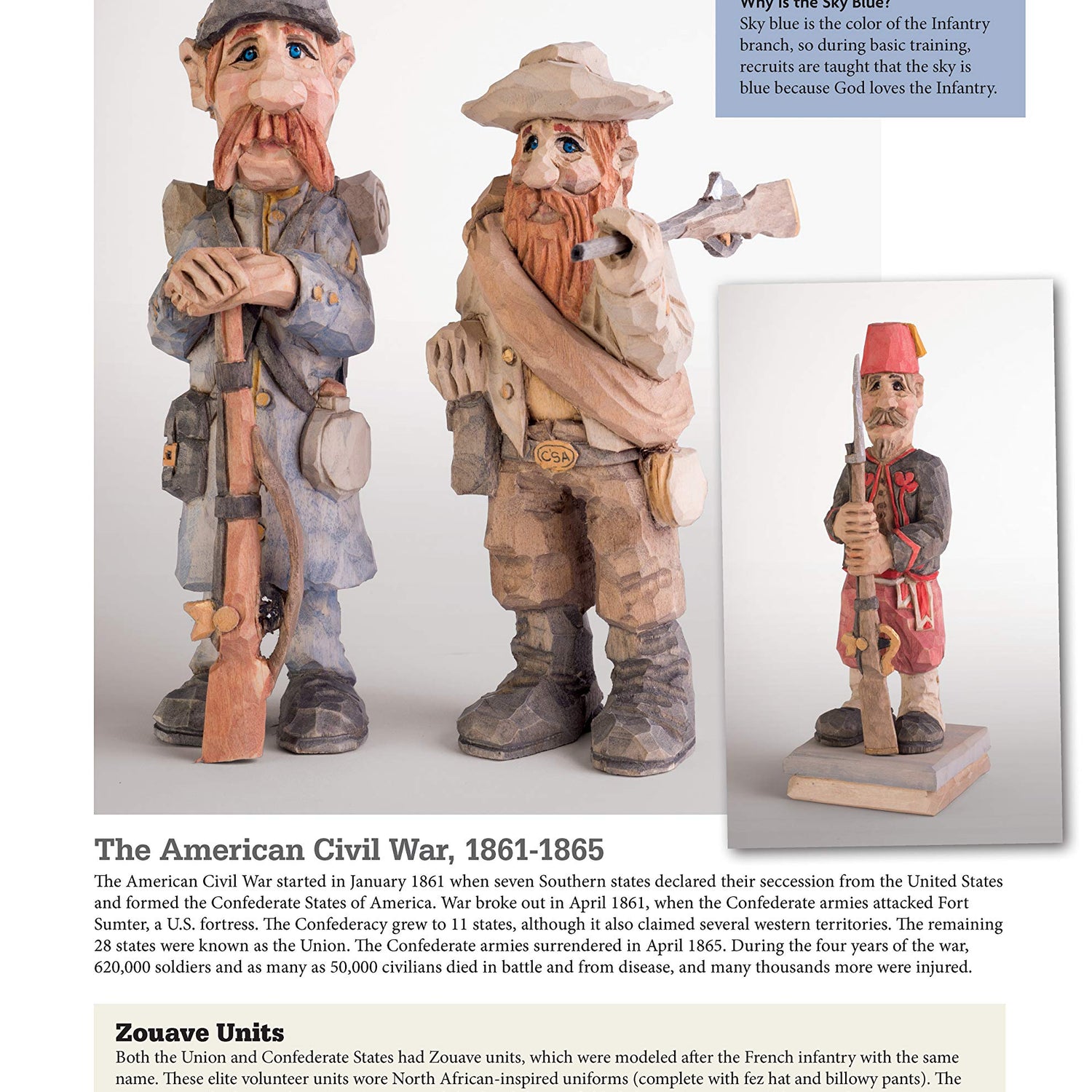 Caricature Soldiers: From the Civil War to the World Wars and Today: Patterns and Techniques for 12 Woodcarving Projects (Fox Chapel Publishing) Design Originals
