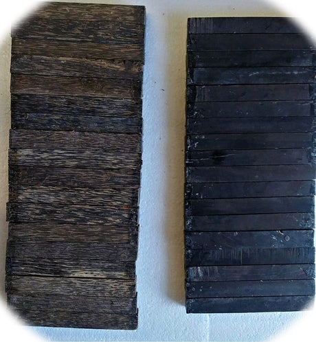 New (36) LOT OF 36, EBONY & BLACK PALM PEN Wood Blank WOOD TURNING 3/4" X 3/4" X 6" EX2643Z for DIY Arts Craft Project Sign by PrM NewSSign