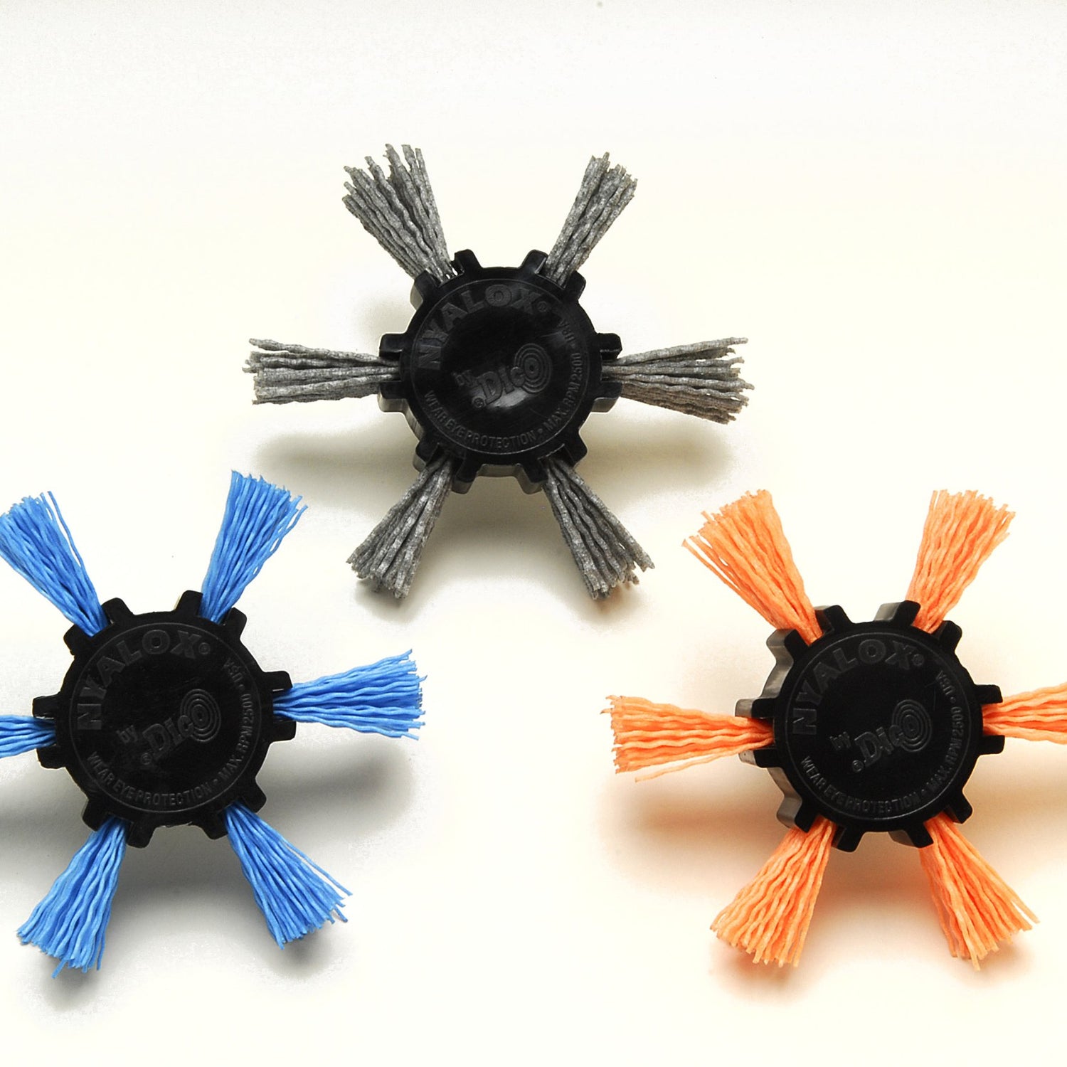 Dico 541-776-4 Nyalox Flap Brush 4-Inch Grey 80 Grit Dico