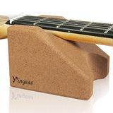 Guitar Neck Rest, Natural Cork Guitar Neck Support Pillow Cradle Holder, String Instrument Luthier Tool for String Changing, Repair, Cleaning, Guitar yinyess