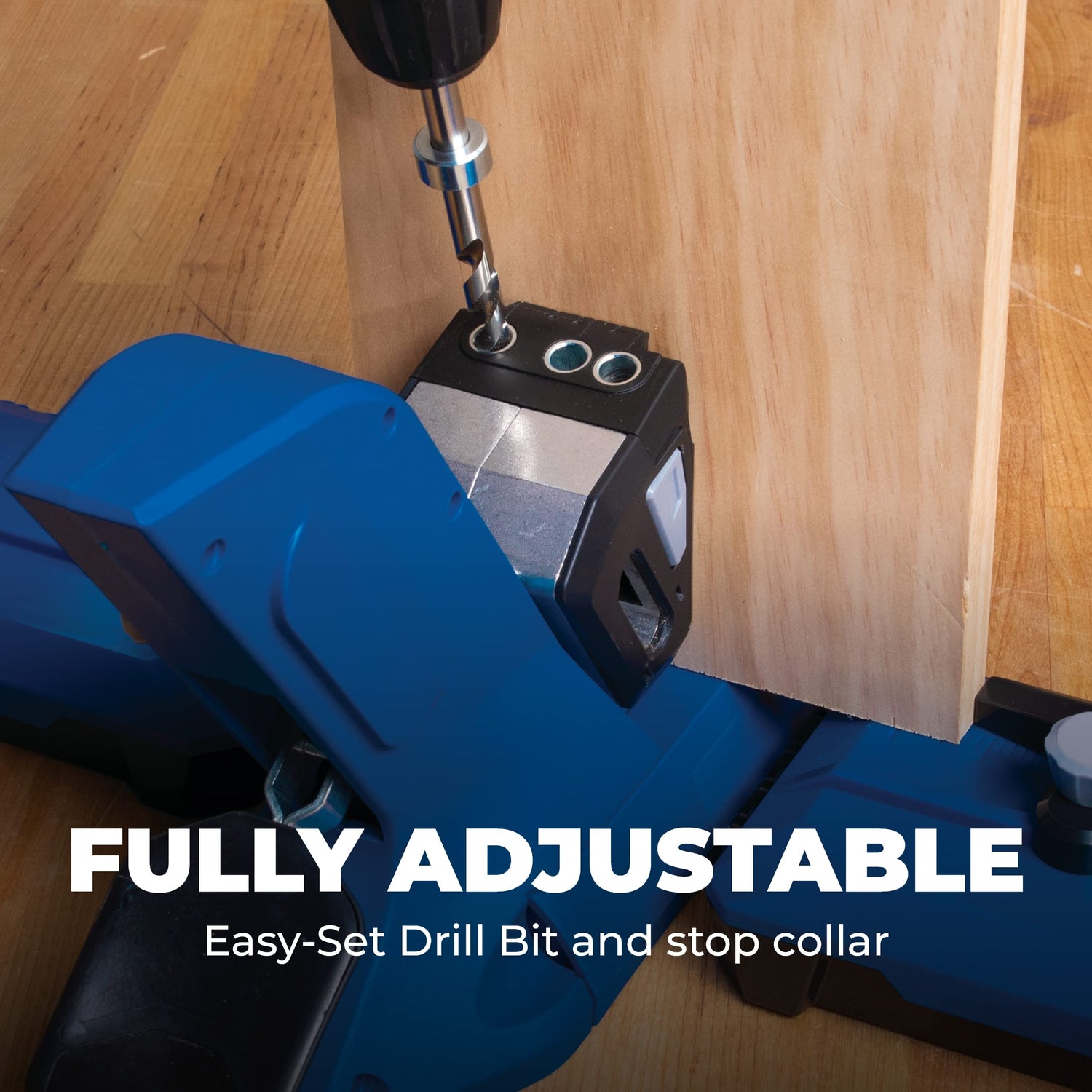 Kreg Tool KPHJ720PRO Pocket-Hole Jig 720 PRO - Easy Clamping & Adjusting - Includes Durable Kreg Pocket-Hole Screws - For Materials 1/2" to 1 1/2" KREG