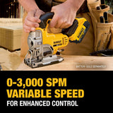 DEWALT 20V MAX XR Jig Saw, 3,000 Blade Speed, Cordless, LED Light, Bare Tool Only (DCS331B) DEWALT