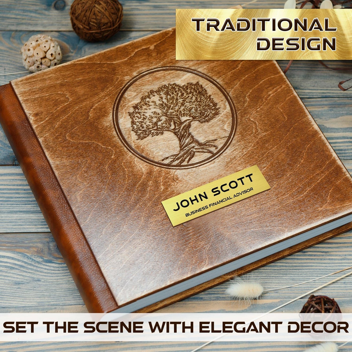 Therwen 30 Pcs Name Plates Laser Engraved Brushed Solid Brass Plate Personalized Plaque Blank Custom Name Tag Frame Name Label with Adhesive Backing Therwen