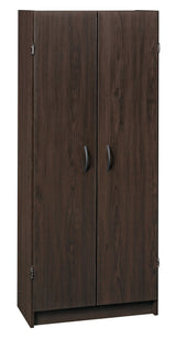 ClosetMaid Pantry Cabinet Cupboard with 2 Doors, Adjustable Shelves Standing, Storage for Kitchen, Laundry, or Utility Room, Espresso ClosetMaid