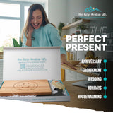 Blue Ridge Mountain Gifts Personalized Wood Cutting Board - Laser Engraved Custom Chopping Boards - Elegant Gift for Wedding, Anniversary, Blue Ridge Mountain Gifts