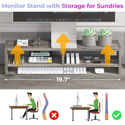 SEDETA 63" L Shaped Desk, Convertible 86.6" Home Office Desk or Corner Desk, Office Computer Desk with Drawer, Power Strip, Storage Cabinet,