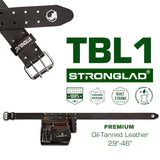 STRONGLAD 5-Pocket Leather Tool Belt, Carpenters Tool Belts, Construction Pouch, Tool Apron, Tool Organizer, Utility Pouches, Tool Bag, Toolbelt for STRONGLAD