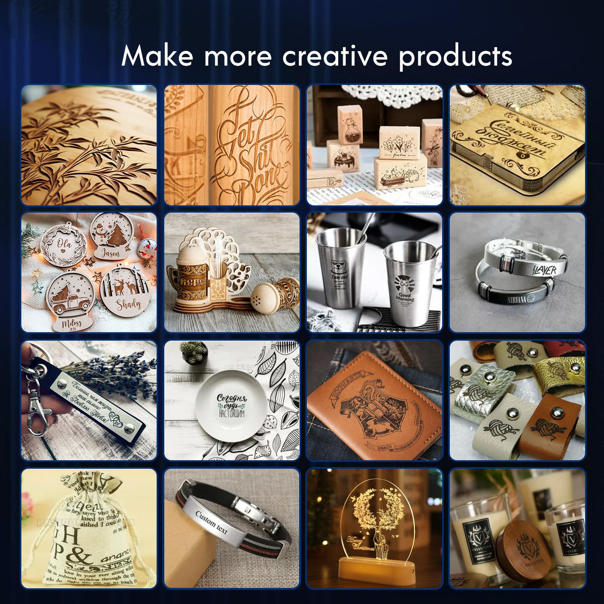 Longer Laser B1 Engraver, 24W Laser Engraver Machine with Air Assist, 120W DIY Precisely Laser CuttingMachine, High-Speed 20000mm/min, Precise Longer