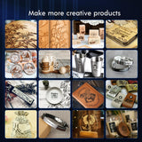 Longer Laser B1 Engraver, 24W Laser Engraver Machine with Air Assist, 120W DIY Precisely Laser CuttingMachine, High-Speed 20000mm/min, Precise Longer