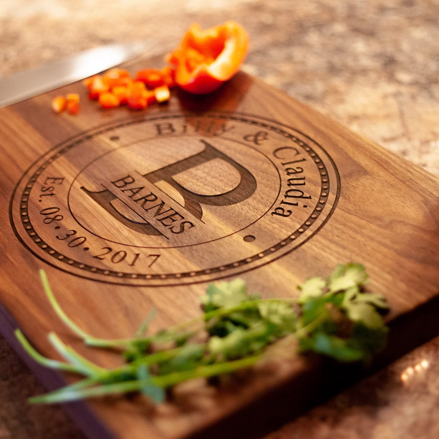 USA Hand Crafted Custom Cutting Boards Make Great mens gifts for Christmas Gifts for Woman or Wedding gifts, Anniversary Gifts, or Christmas Gifts NakedWoodWorks