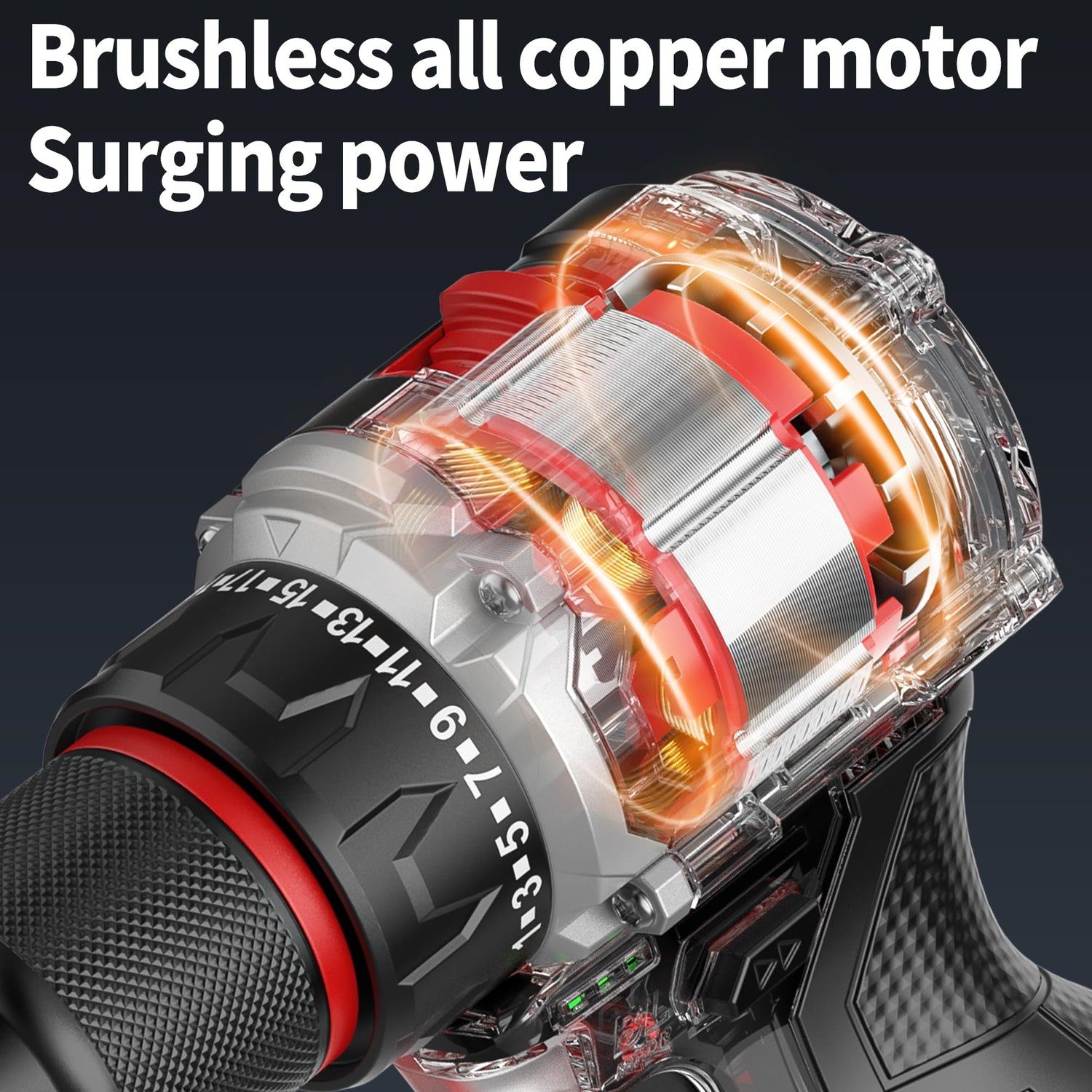 Saiworty 16V Cordless Drill Set, Electric Power Drill Set with Battery & Charger, Small Hand Drills,3/8" Keyless Chuck, 2 Variable Speed, Built-in Saiworty