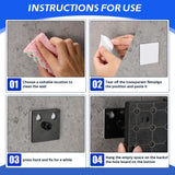 58 Pieces Pegboard Organizer Kits Pegboard Wall Panel Plastic Pegboard Mount Display with Pegboard Accessories Include Storage Boards Buckets and Chunful