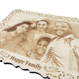 Personalized Engraved Wooden Photo, Custom Photo Engraved for Living Room, Bedroom, Kitchen, Perfect Decoration Gifts for Birthday,Wedding, matili