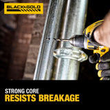 DEWALT Drill Bit Set, 21-Piece, 135 Degree Split Point, 31 Degree Helix, Black Oxide Coated, For Plastic, Wood and Metal (DWA1181) DEWALT