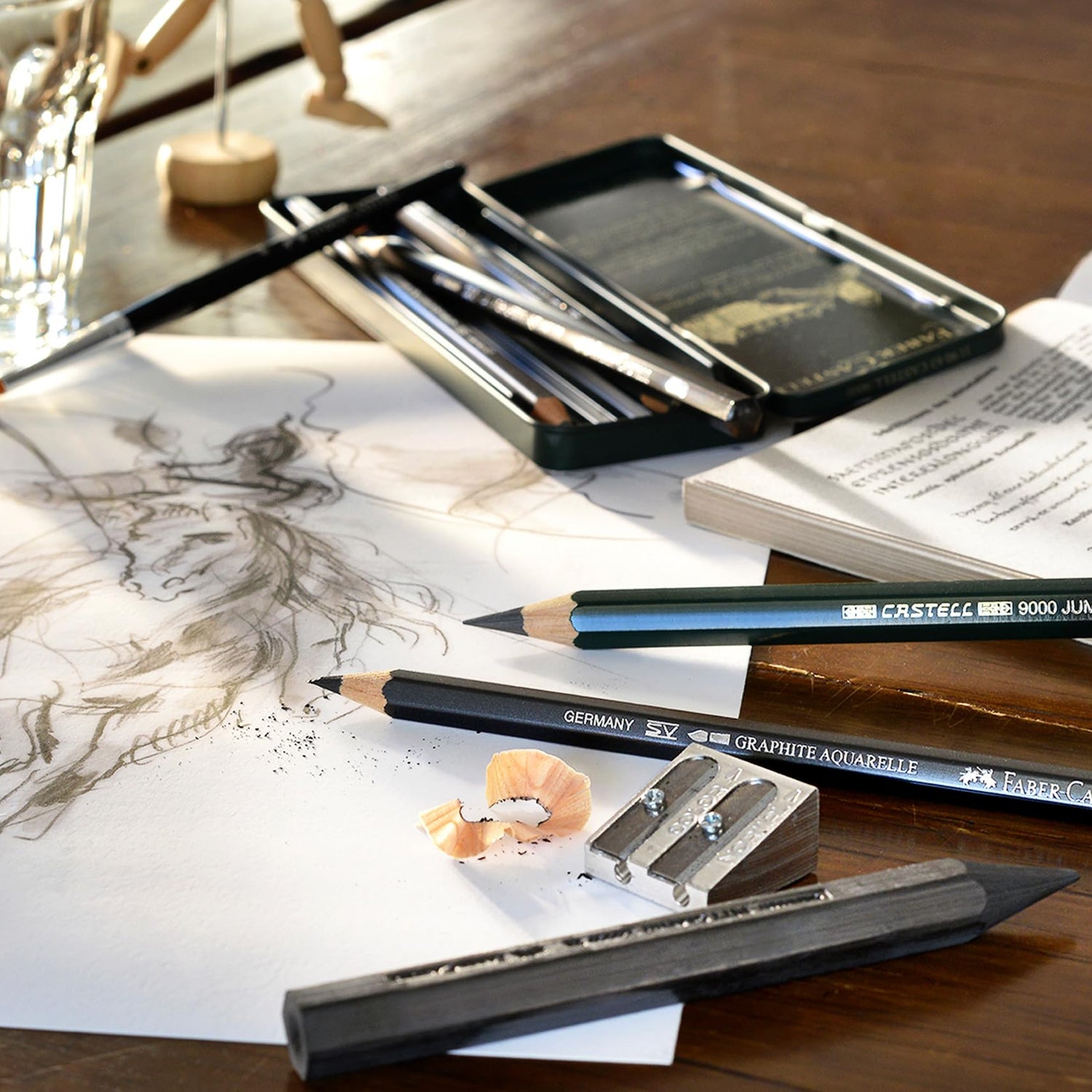 Faber-Castel 26 Piece Pitt Graphite Tin Set Faber-Castell