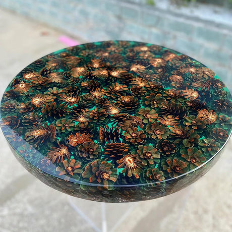 14 Inch Deep Round Large Tray Resin Mold, Silicone Molds for Epoxy Resin, for Floral Preservation,Clock,River Table, Coffee Table, Resin Art，Home SIMEIQI