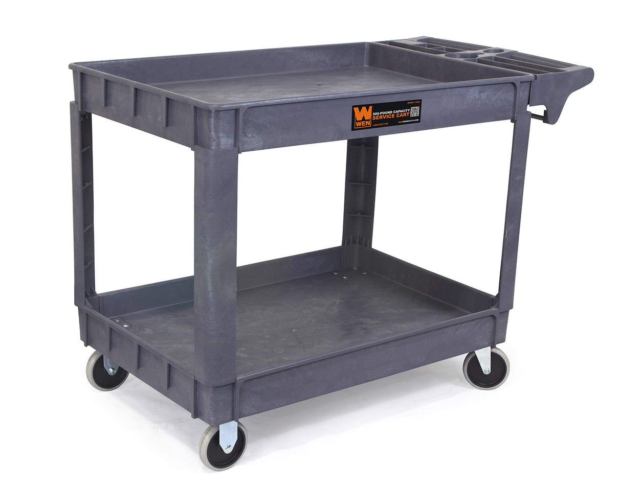 WEN 500-Pound Capacity 46 By 25.5-Inch Extra Wide Service Utility Cart WEN
