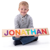 Fat Brain Toys Wooden Personalized Name Puzzle - Flat Rate up to 9 Letters Fat Brain Toys