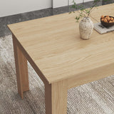 Fingertip WD Extendable Dining Table for 6-10 Person, Wooden Dining Room Table, Modern Extendable Table for Gatherings, Meeting for Small Kitchens, Fingertip WD