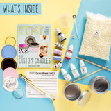 STMT D.I.Y. Custom Candles, Candle Maker Kit, DIY Candle Making Set, Make Your Own Candle Starter Kit for Kids, Ages 8+, Colors may vary STMT
