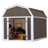 EZBUILDER 70188 Barn Style Shed Instant Framing Kit, 7'x8', Metal EZBUILDER