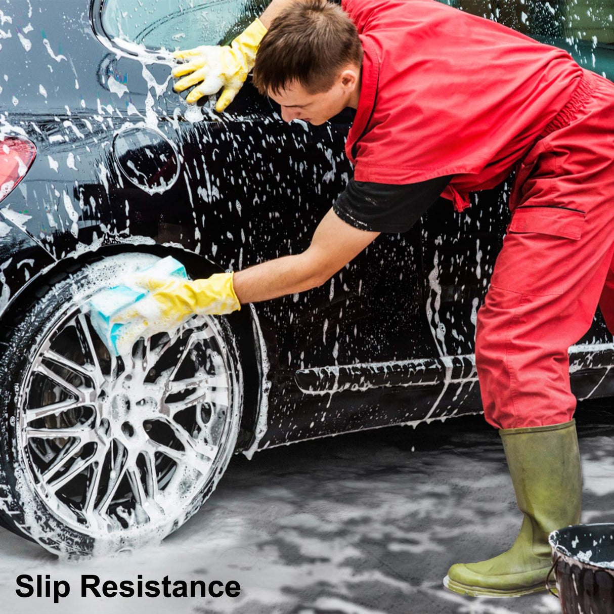 VEVOR Garage Floor, Durable Interlocking Floor Tiles, 50 Pack, Non-Slip Diamond Plate Garage Tiles, Support up to 55,000 lbs for Car Garage, VEVOR