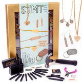 STMT D.I.Y. Hand Stamped , DIY Personalized Stamp Jewelry, Great Teenage Birthday Gift, Unique Handmade Jewelry & Name Plates, Bead Kits for Kids, STMT