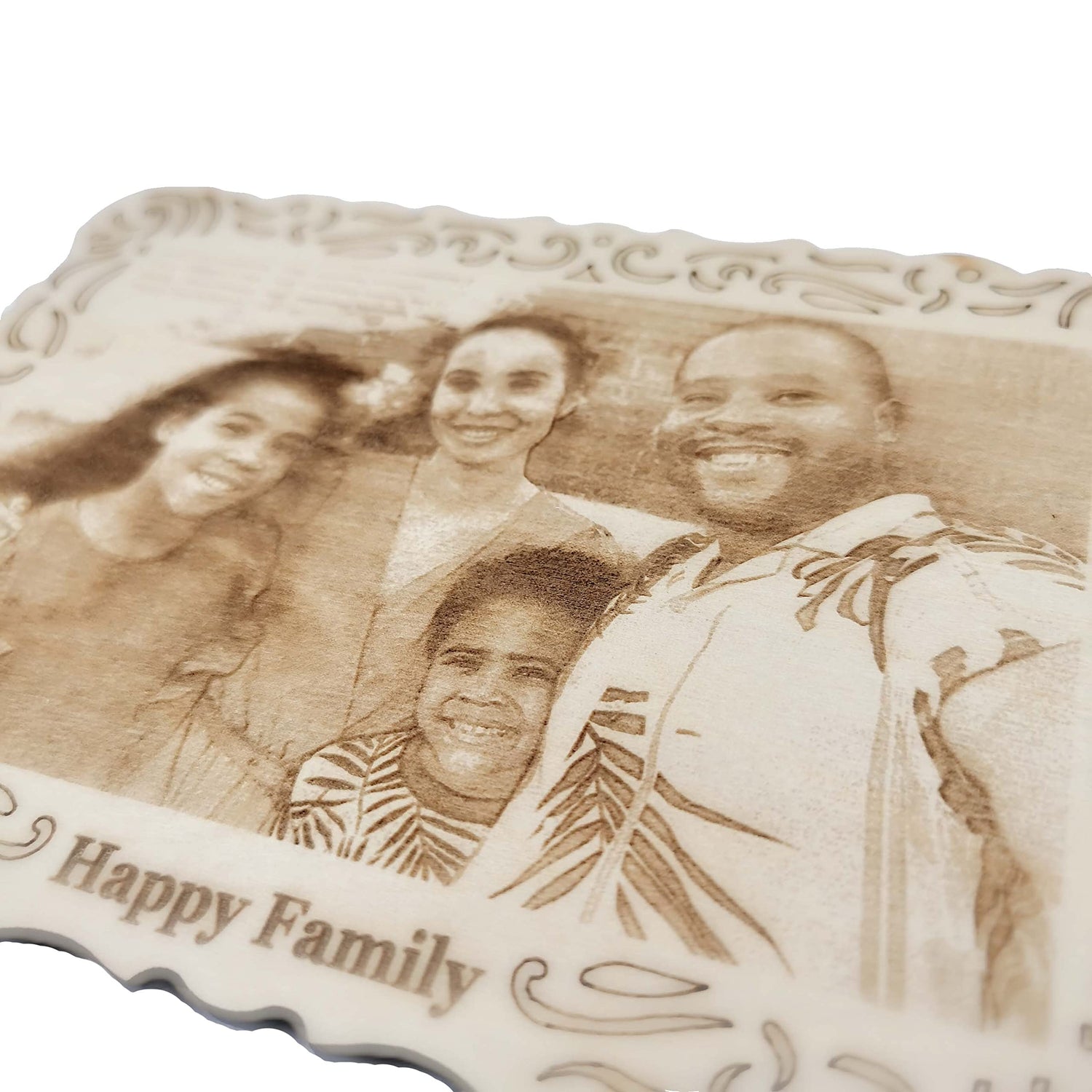 Personalized Engraved Wooden Photo, Custom Photo Engraved for Living Room, Bedroom, Kitchen, Perfect Decoration Gifts for Birthday,Wedding, matili